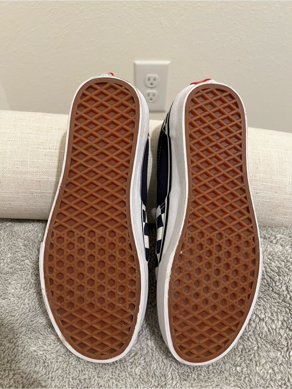 Vans Era Navy Checkerboard Unisex Sneakers | Women's 8 / Men's 6.5 | NWOT - Picture 4 of 8